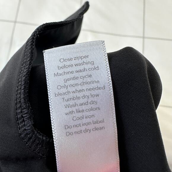 Athleta Pants Women 12 Black Stellar Trouser Modern Casual Active Sleek Athletic - Picture 6 of 12